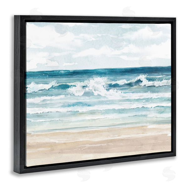 Stupell Industries Carson Lyons | On The Shore Beach Waves Wall Art