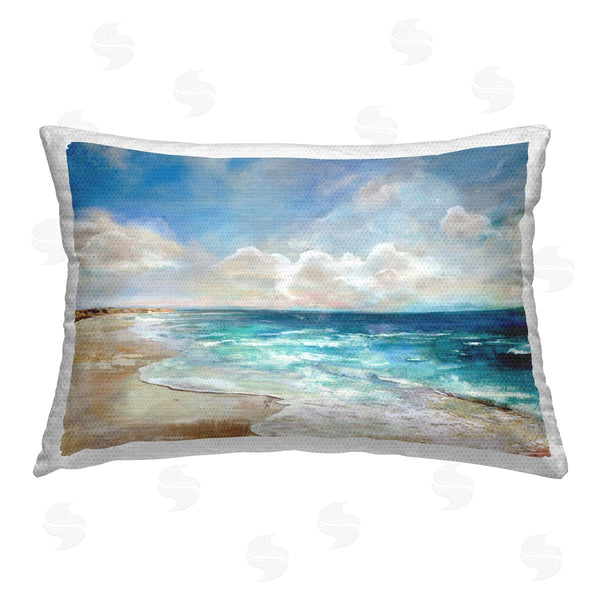 Stupell Industries Carson Lyons | Rolling Waves & Cloudy Sky