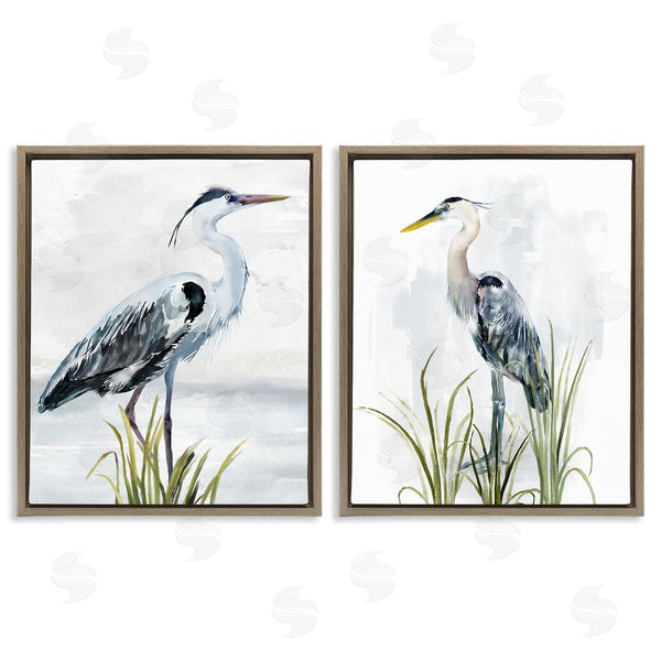 Stupell Industries Carson Lyons | Soft Nautical Egrets Wall Art