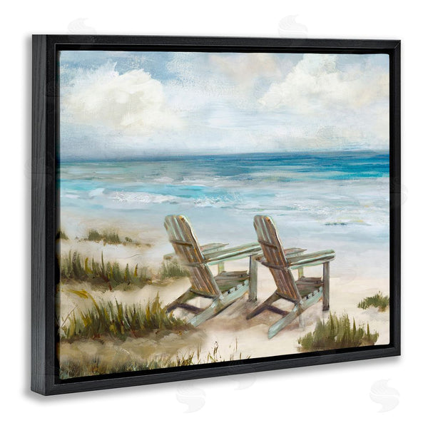 Stupell Industries Carson Lyons | View For Two Beach Chairs Wall Art