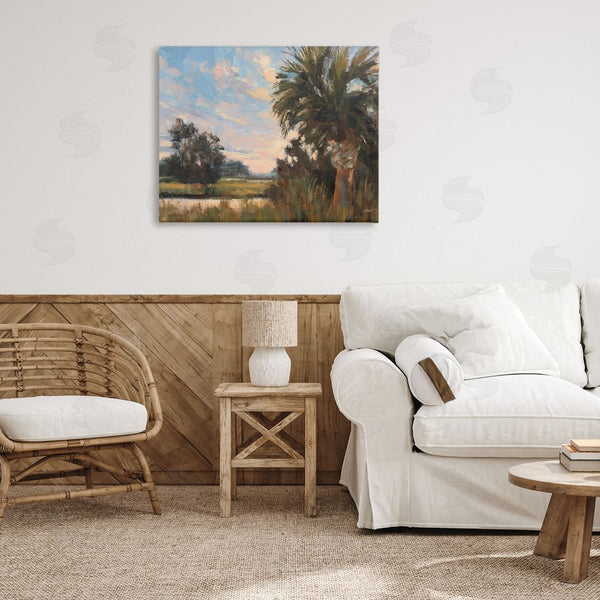 Stupell Industries Carson Overstreet | Palmetto Sunset Landscape