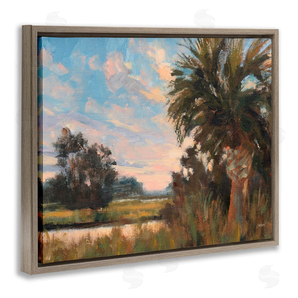 Stupell Industries Carson Overstreet | Palmetto Sunset Landscape