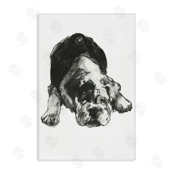 stupell industries Cartissi | Bulldog Drawing Portrait Wall Art