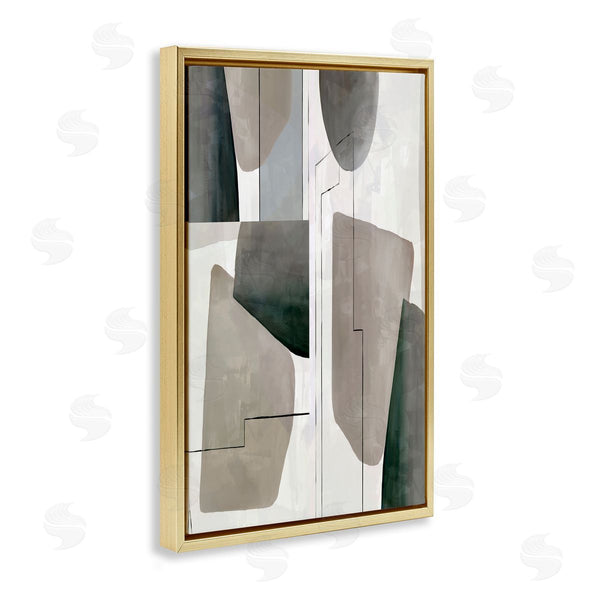 Stupell Industries Cartissi | Contemporary Oblong Geometrics