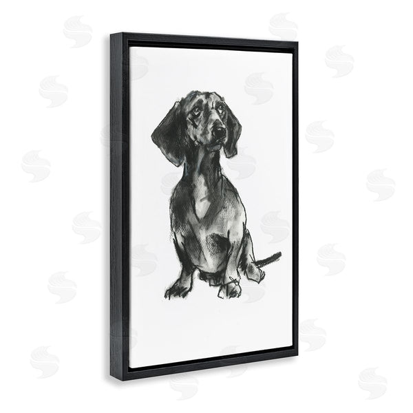 Stupell Industries Cartissi | Dachshund Sitting Drawing Wall Art