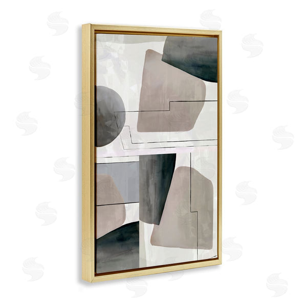 Stupell Industries Cartissi | Modern Neutral Geometrics