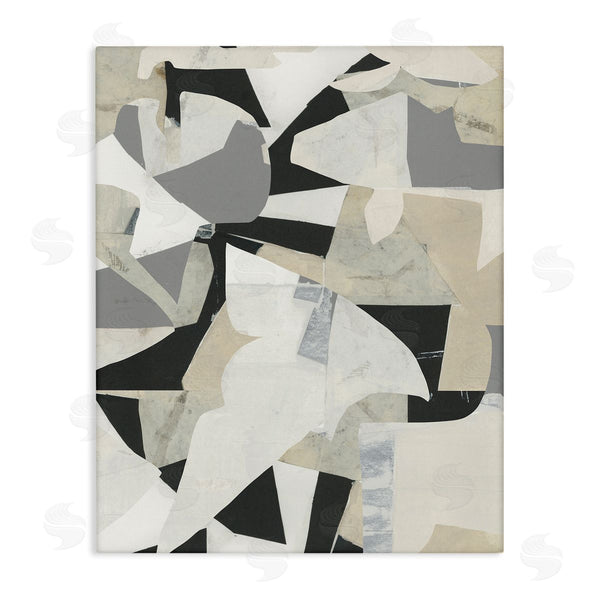 stupell industries Cartissi | Monochrome Falls Fragments