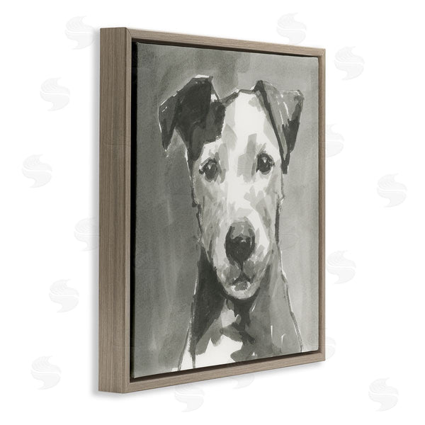 Stupell Industries Cartissi | Muted Dog With Quiet Expression