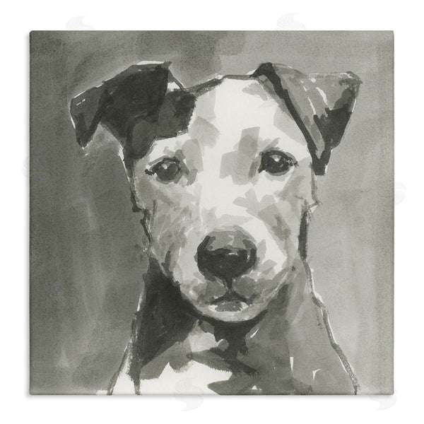 stupell industries Cartissi | Muted Dog with Quiet Expression