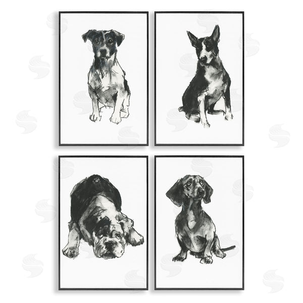 Stupell Industries Cartissi | Traditional Dog Sketches Wall Art