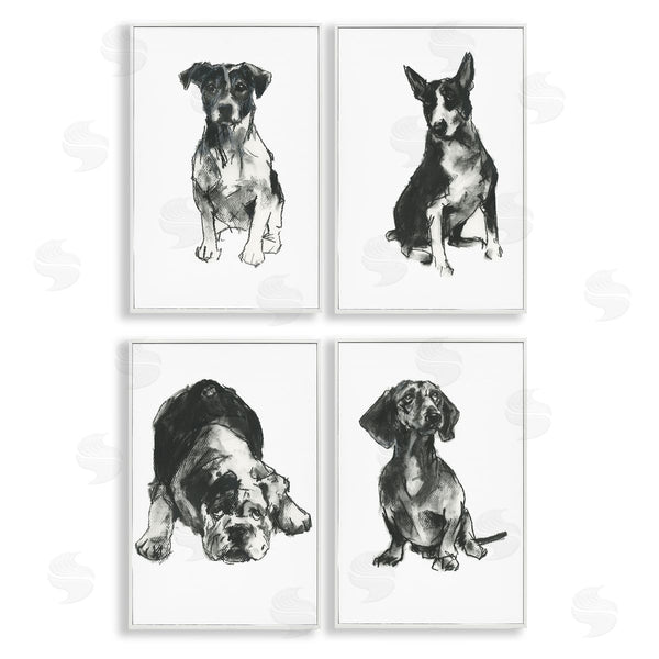 Stupell Industries Cartissi | Traditional Dog Sketches Wall Art