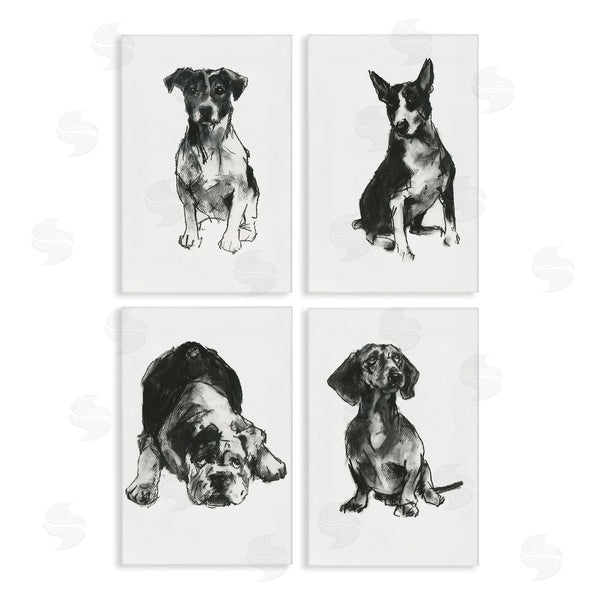 stupell industries Cartissi | Traditional Dog Sketches Wall Art