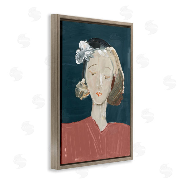 Stupell Industries Casa Cartissi | Vintage Female Portrait