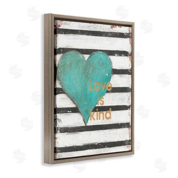 Stupell Industries Cassandra Cushman | Love Is Kind On Stripes