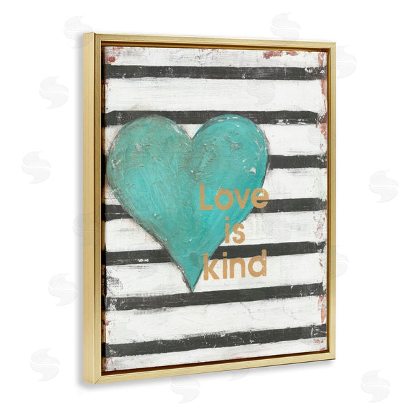 Stupell Industries Cassandra Cushman | Love Is Kind On Stripes