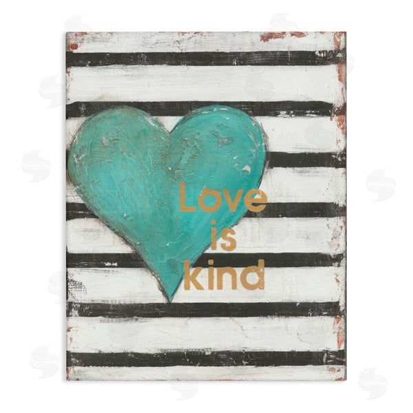 stupell industries Cassandra Cushman | Love Is Kind on Stripes