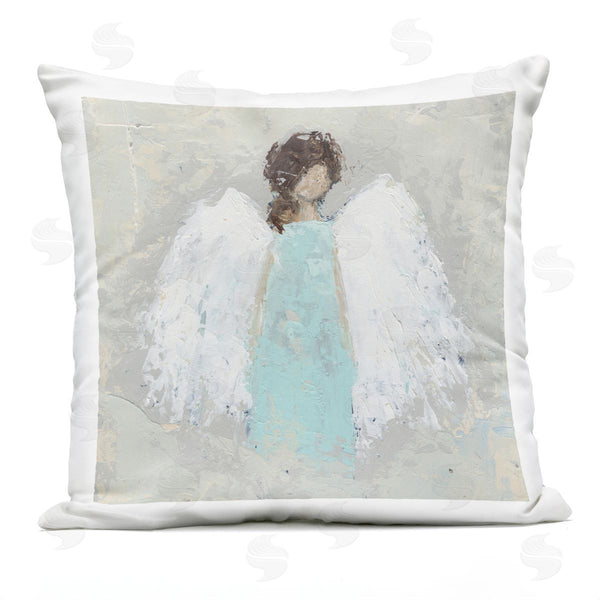 Stupell Industries Cassandra Cushman | Soft Angel Impression Printed Throw Pillow