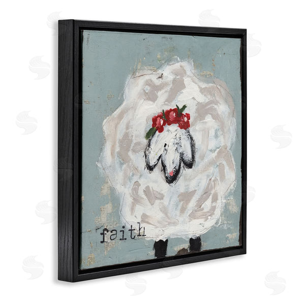 Stupell Industries Cassandra Cushman | Uplifting Faith Sheep