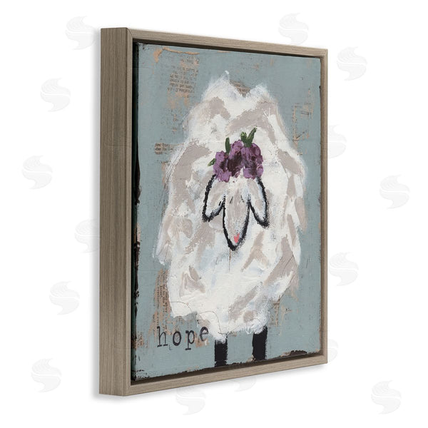 Stupell Industries Cassandra Cushman | Uplifting Hope Sheep
