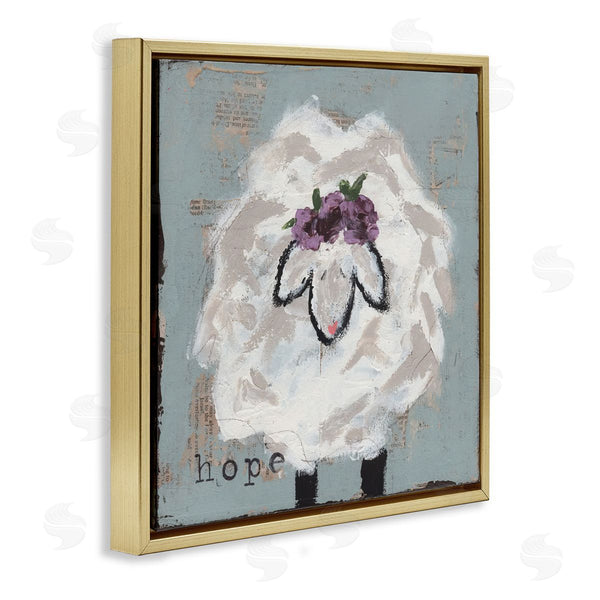 Stupell Industries Cassandra Cushman | Uplifting Hope Sheep