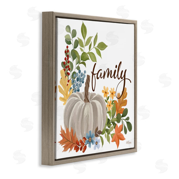 Stupell Industries Cat Thurman Designs | Autumnal Family Pumpkin