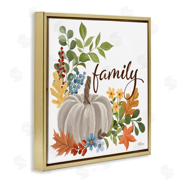 Stupell Industries Cat Thurman Designs | Autumnal Family Pumpkin
