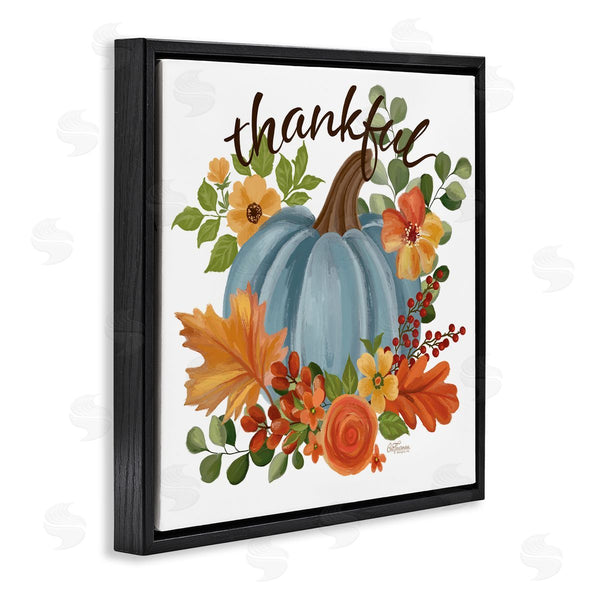 Stupell Industries Cat Thurman Designs | Autumnal Thankful Pumpkin