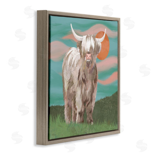 Stupell Industries Cat Thurman Designs | Cattle On Western Ranch Wall Art