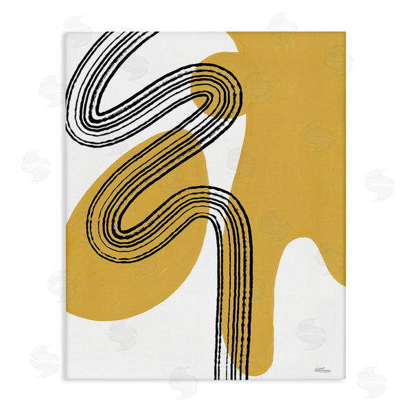 stupell industries Cat Thurman Designs | Contemporary Splatter & Lines Wall Art