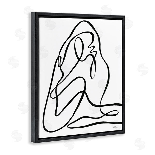 Stupell Industries Cat Thurman Designs | Continuous Line Doodle