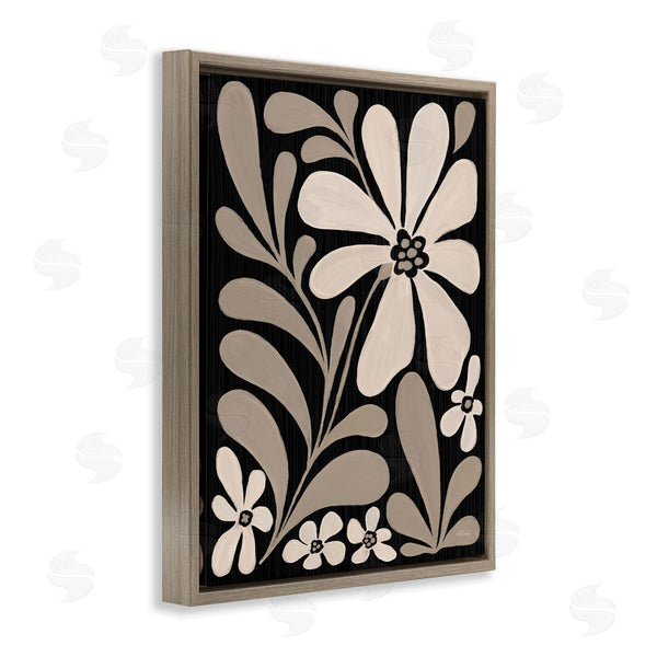 Stupell Industries Cat Thurman Designs | Cream Modern Floral