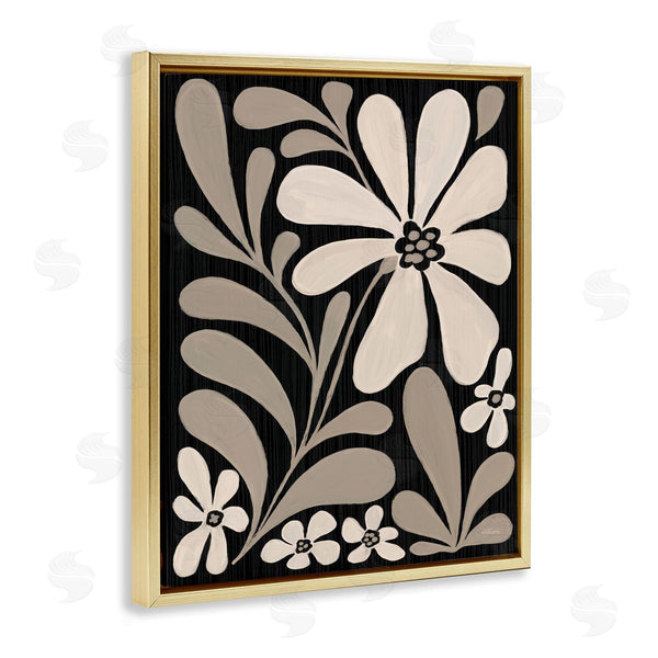 Stupell Industries Cat Thurman Designs | Cream Modern Floral