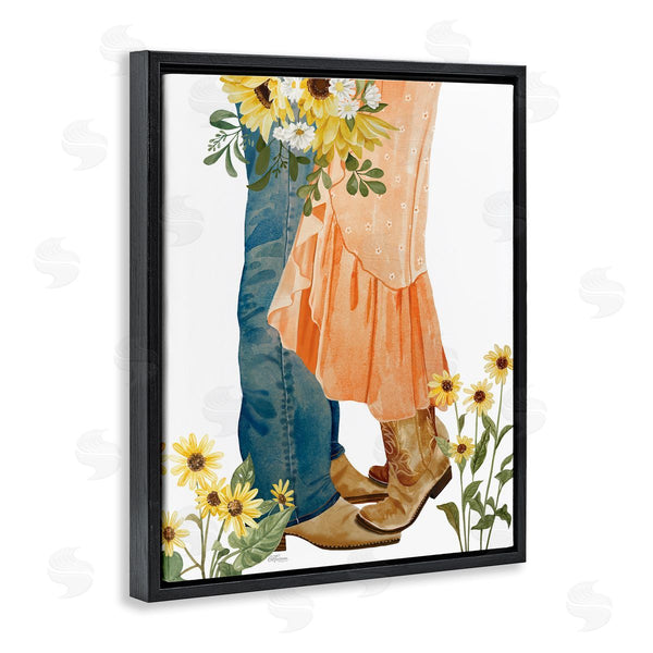 Stupell Industries Cat Thurman Designs | Floral Western Couple