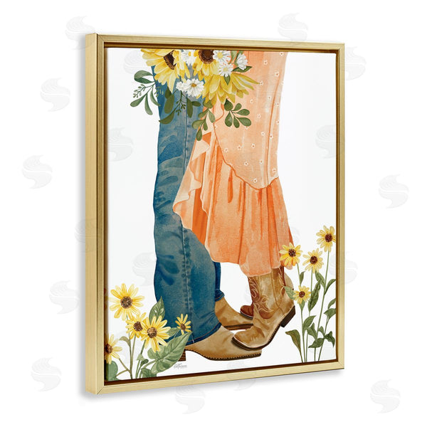 Stupell Industries Cat Thurman Designs | Floral Western Couple