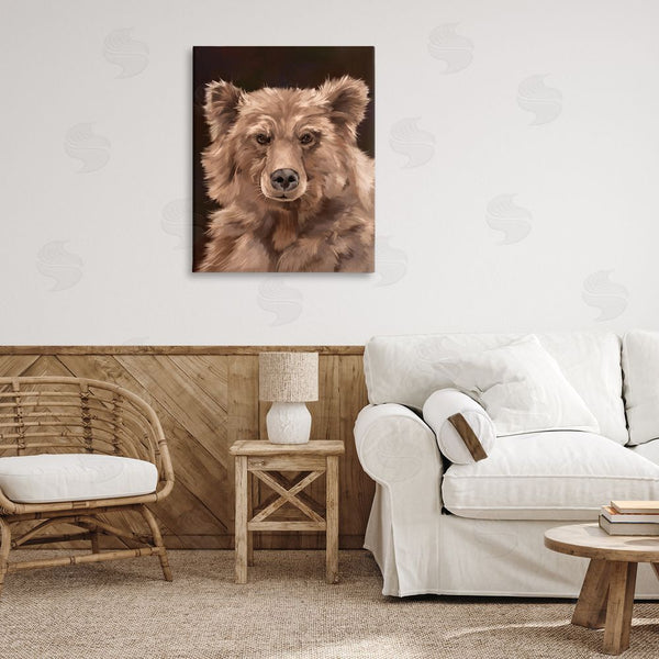 Stupell Industries Cat Thurman Designs | Fluffy Bear Cub Wall Art