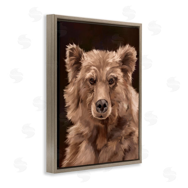 Stupell Industries Cat Thurman Designs | Fluffy Bear Cub Wall Art