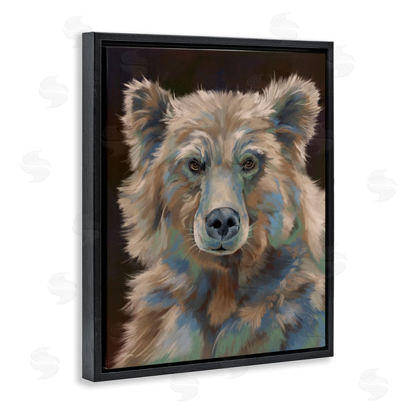 Stupell Industries Cat Thurman Designs | Fluffy Bear Portrait