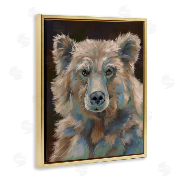 Stupell Industries Cat Thurman Designs | Fluffy Bear Portrait