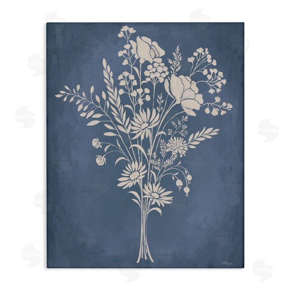 stupell industries Cat Thurman Designs | Garden Bundle over Blue