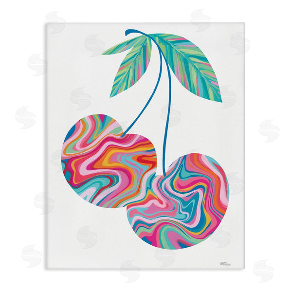 stupell industries Cat Thurman Designs | Groovy Waves Cherries