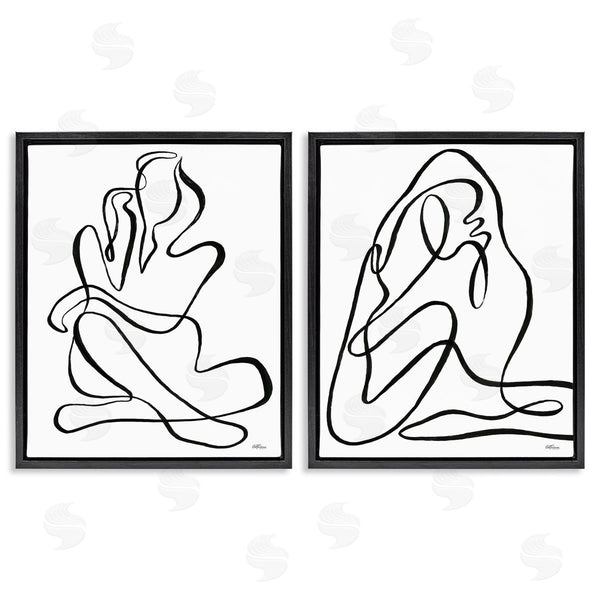 Stupell Industries Cat Thurman Designs | Minimalist Female Figure Wall Art