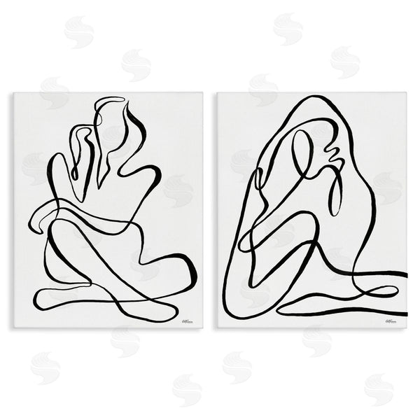 stupell industries Cat Thurman Designs | Minimalist Female Figure Wall Art