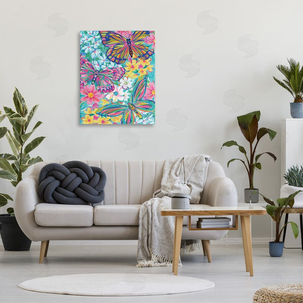 Stupell Industries Cat Thurman Designs | Modern Butterflies & Blossoms Wall Art