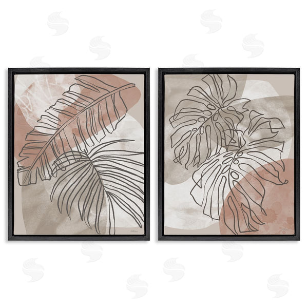 Stupell Industries Cat Thurman Designs | Natural Earth Tone Palms