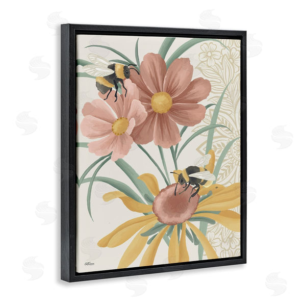 Stupell Industries Cat Thurman Designs | Pollinating Bumble Bees