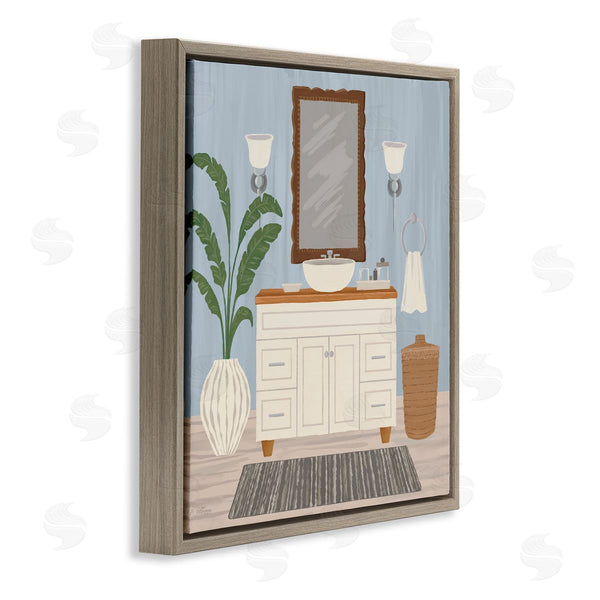 Stupell Industries Cat Thurman Designs | Unwind And Refresh Bath Sink Wall Art