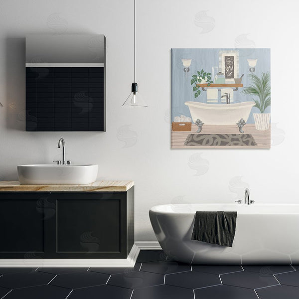 Stupell Industries Cat Thurman Designs | Unwind And Refresh Bathtub Wall Art