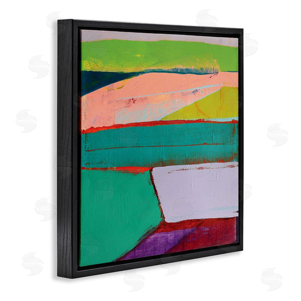 Stupell Industries Cathe Hendrick | Radiant Abstract Colors Layered Geometric Shapes Wall Art