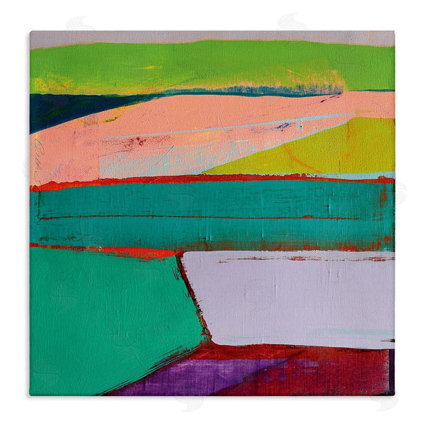 stupell industries Cathe Hendrick | Radiant Abstract Colors Layered Geometric Shapes Wall Art