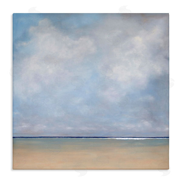 stupell industries Catherine Andersen | Abstract Beach Clouds Ocean Horizon Wall Art